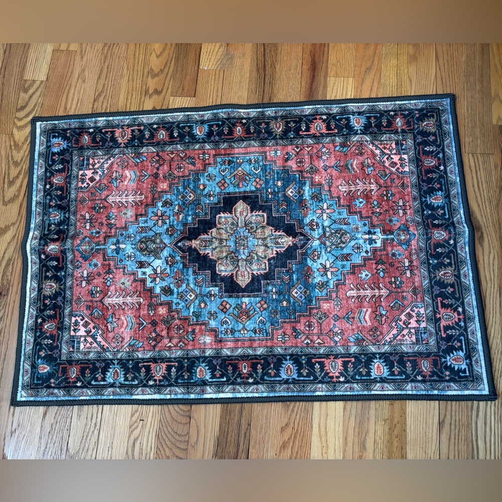 Vintage Style Multicolor door/bath/kitchen mat